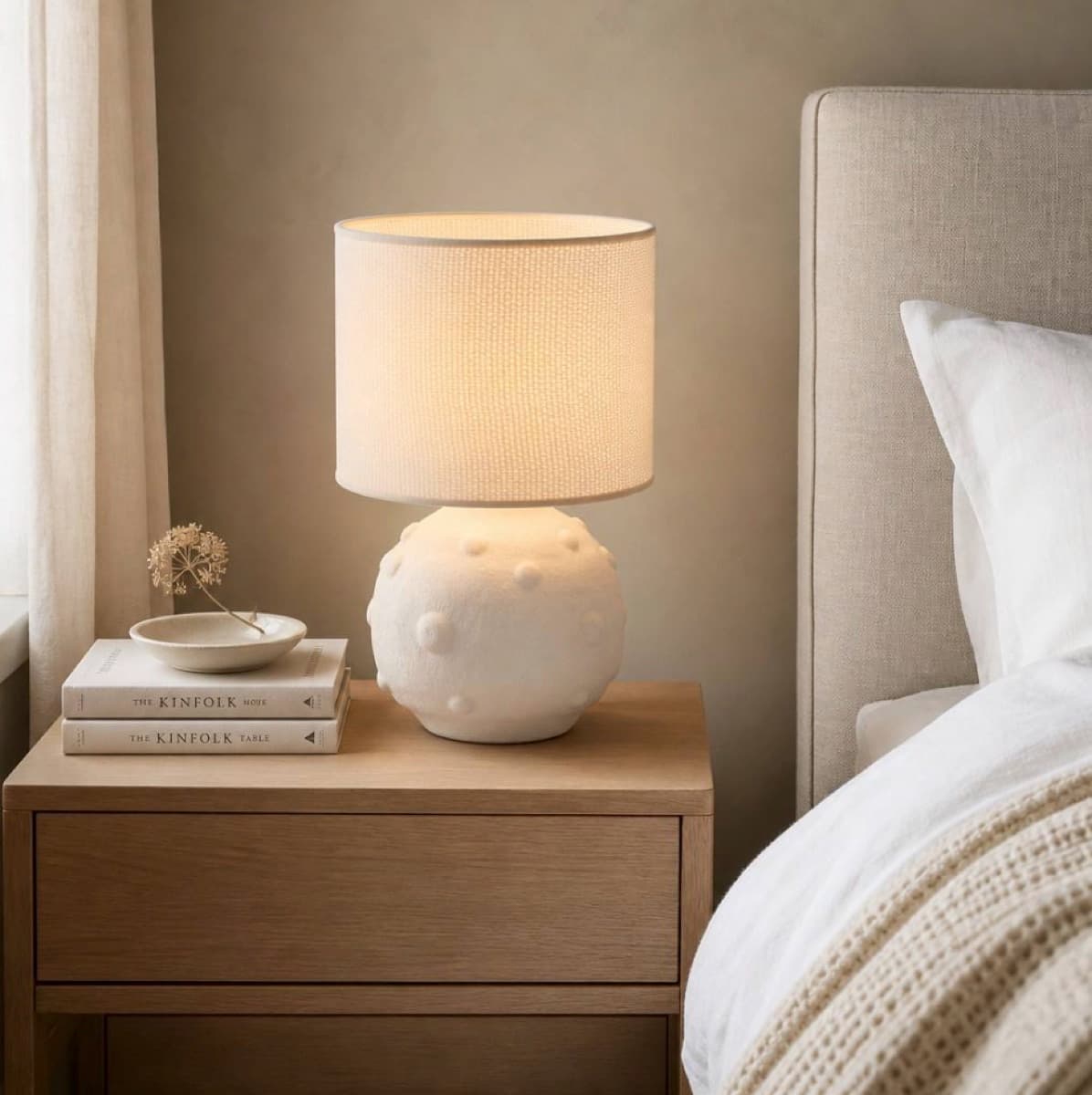 Luneare Perla Nachtlamp Wit